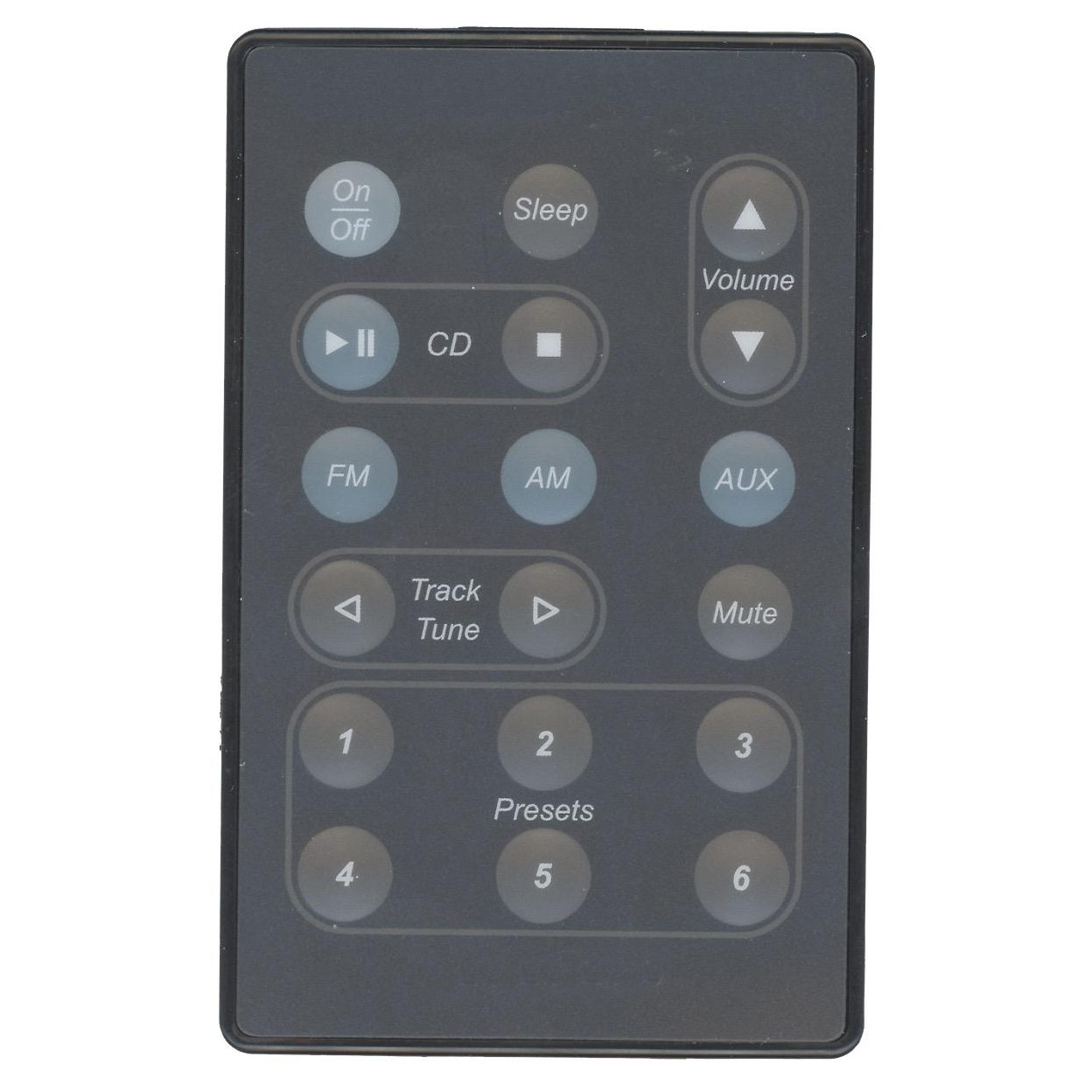 Control remoto de audio genérico WAV001 para Bose WaveRadio CD gris