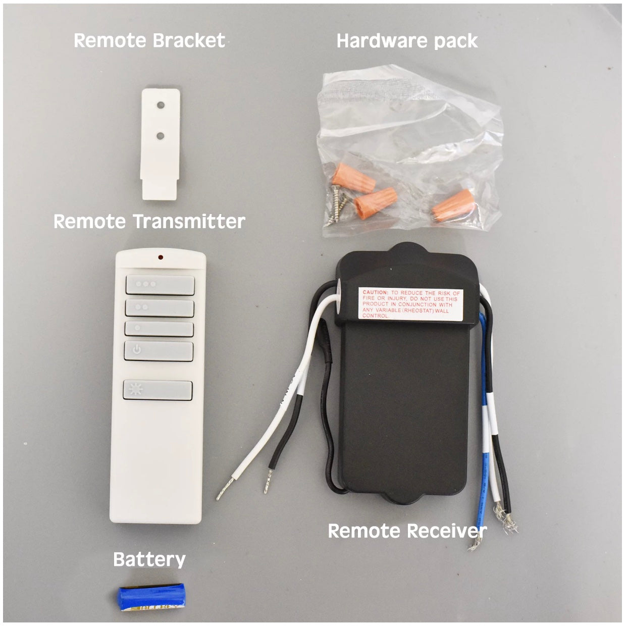 Kit de control remoto universal para ventilador de techo de 3 velocidades genérico 10442 de Better Homes and Gardens