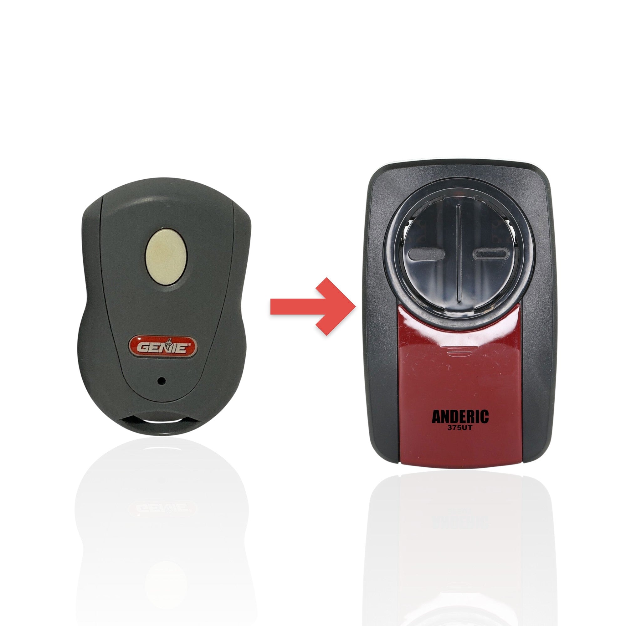 Télécommande d'ouvre-porte de garage Genie GICT390-1 à 1 bouton Intellicode série II 390 MHz