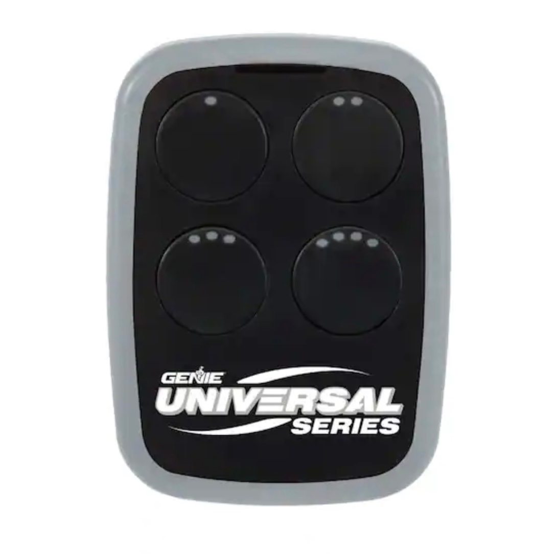 Control remoto universal para puerta de garaje Genie GU4TG2-R de 4 botones con DIP y aprendizaje