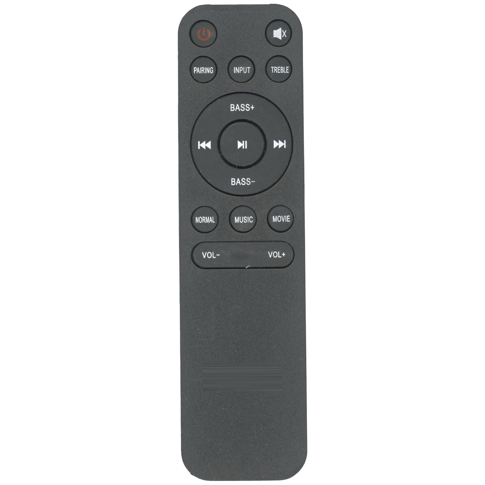 Haier 1.16.202807F0Y Sound Bar Remote Control for 2.1Ch System with Wireless Subwoofer - 116202807F0Y