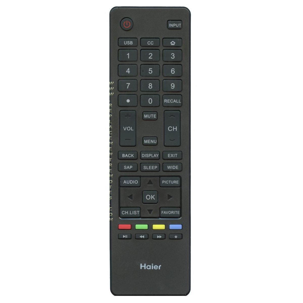 Control remoto para televisor Haier 504Q2815101