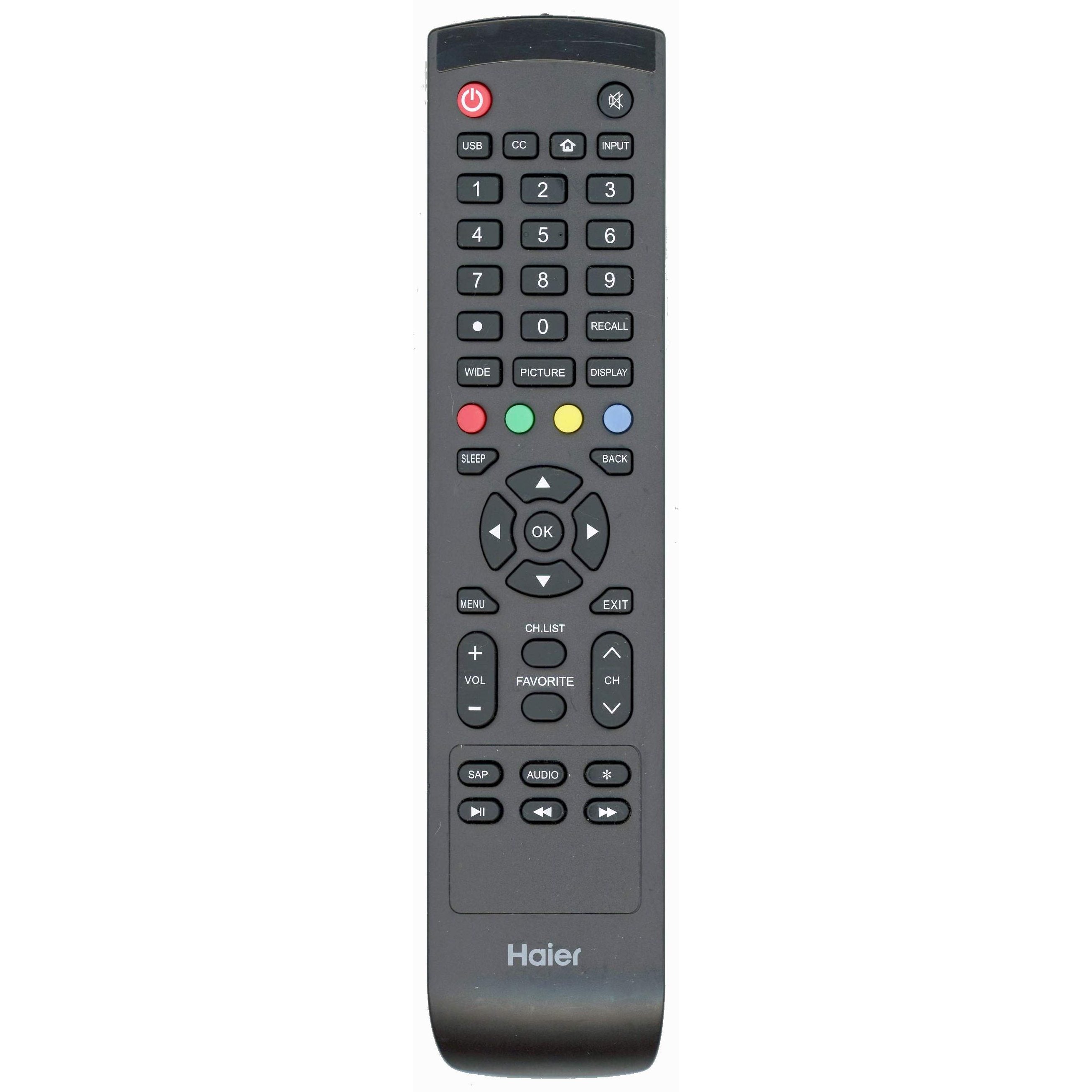 Haier 904HRK8610064 TV Remote Control - 904-HRK86-10064