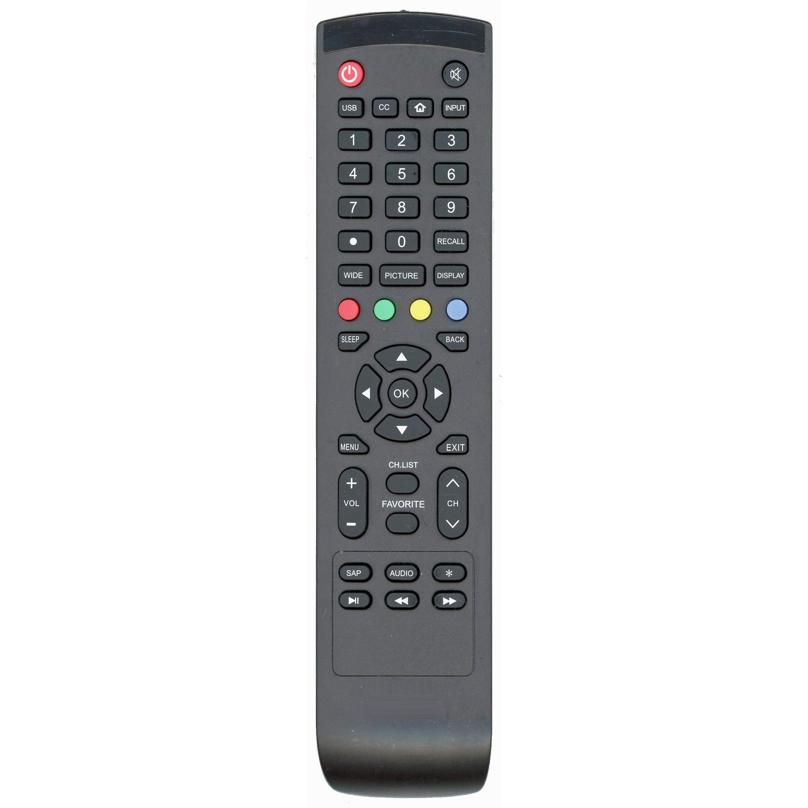 Haier 904HRK8610064 TV Remote Control - 904-HRK86-10064