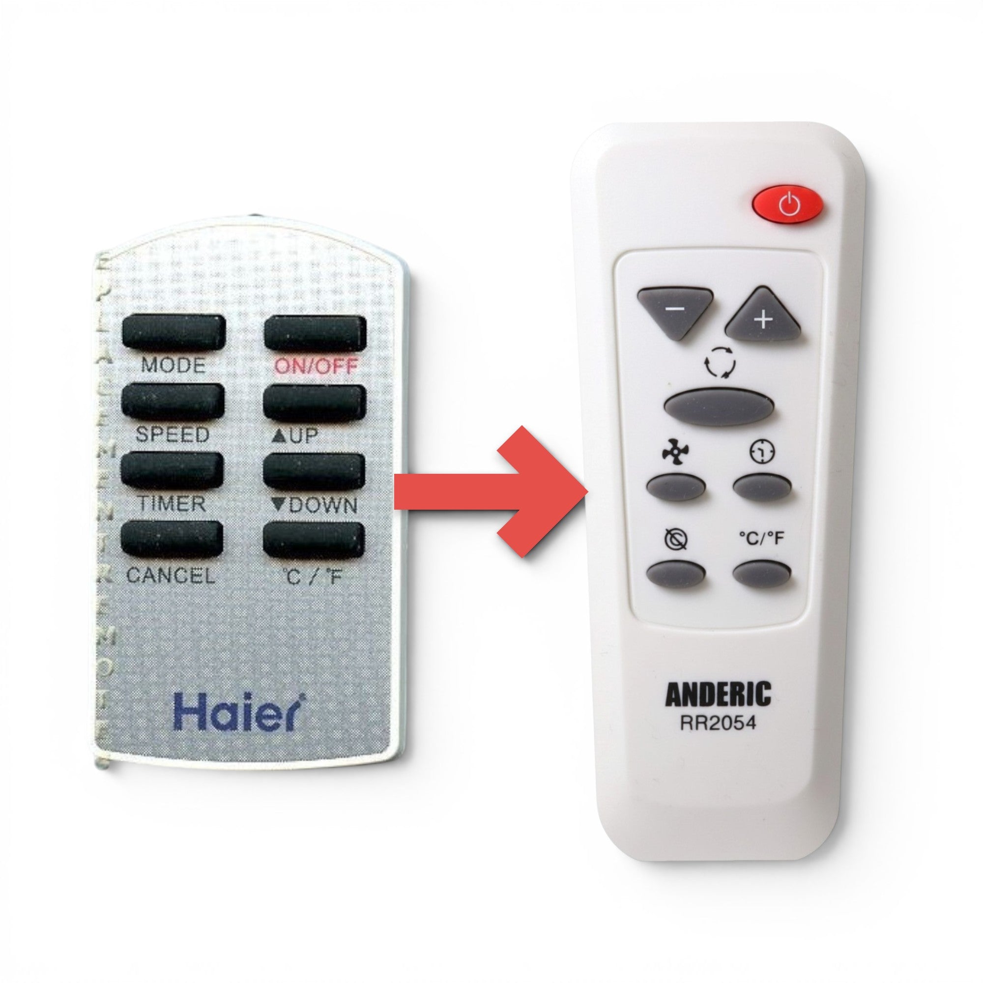 Control remoto del aire acondicionado Haier AC562045