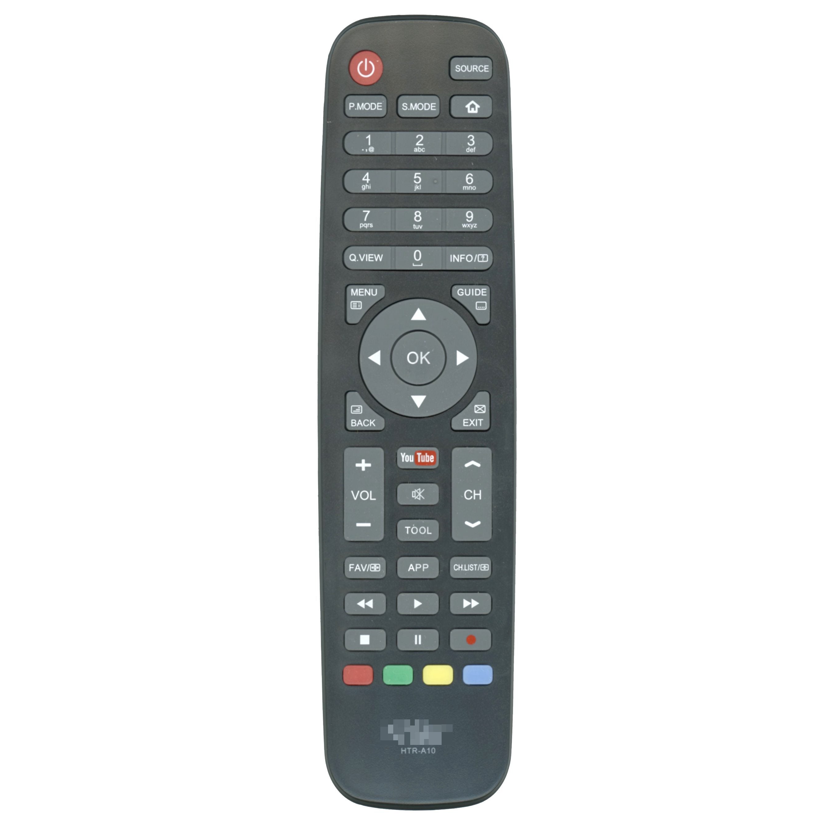 Control remoto para televisor Haier HTRA10 de Youtube