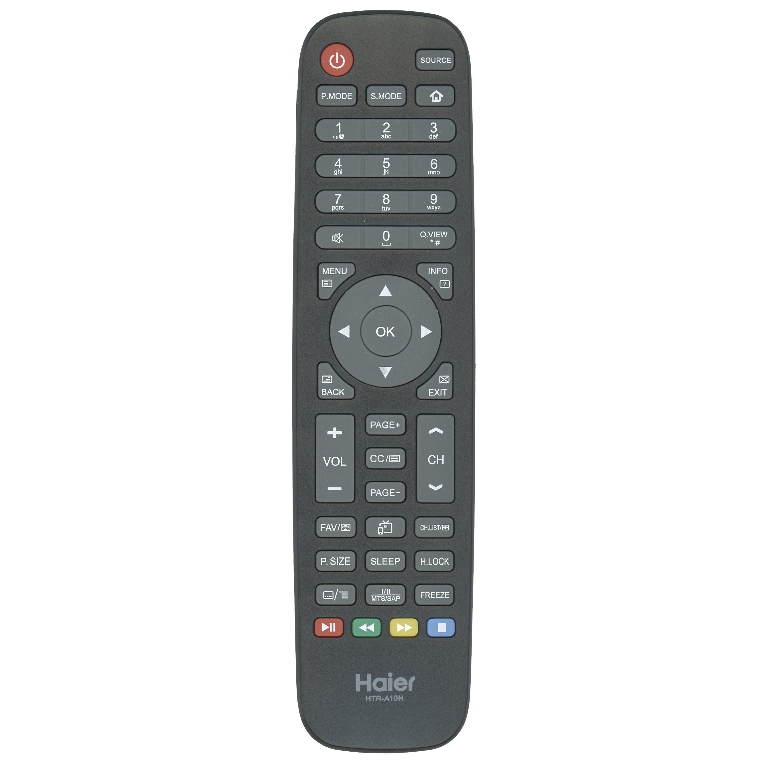 Control remoto para televisor Haier HTRA10H