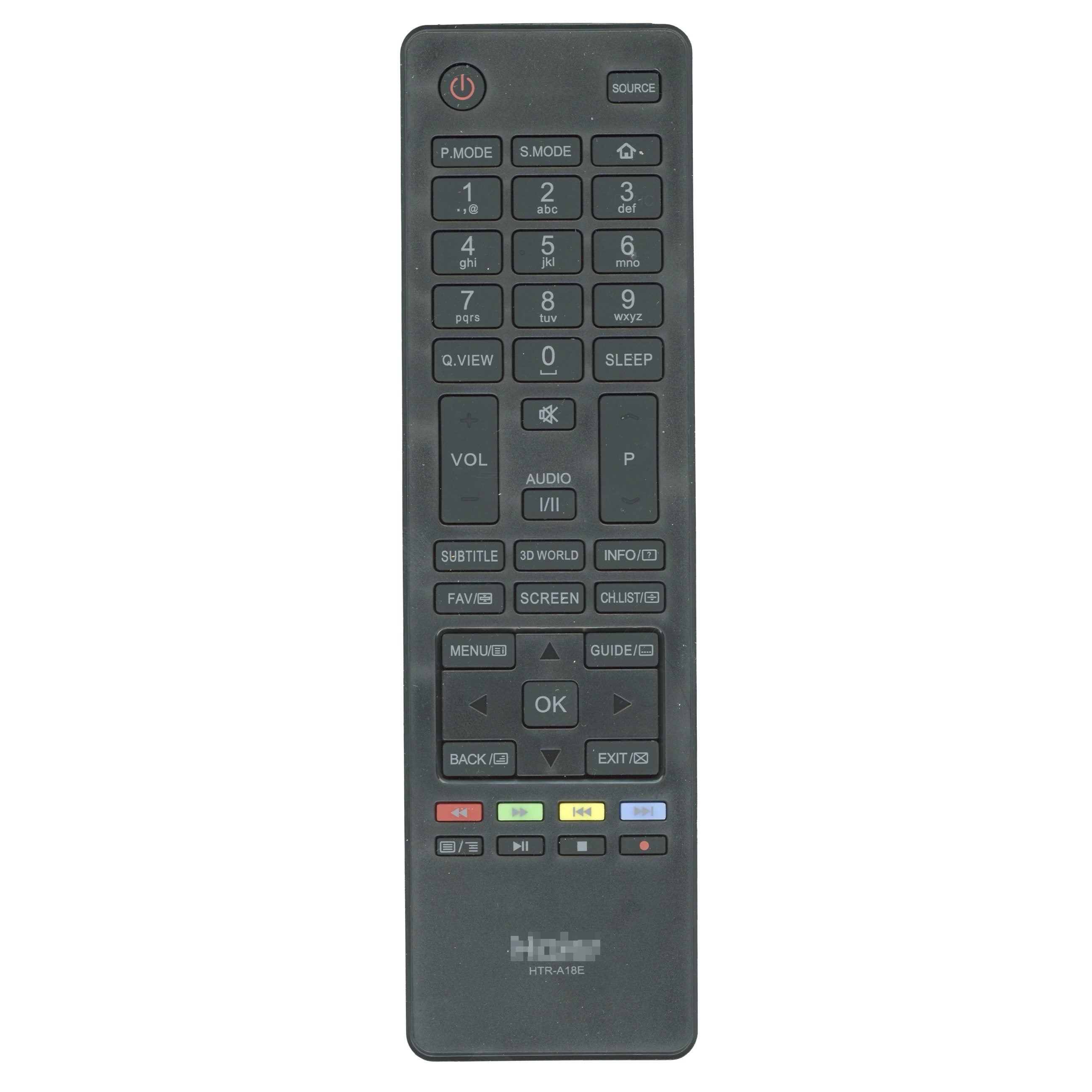 Control remoto para televisor Haier HTRA18E