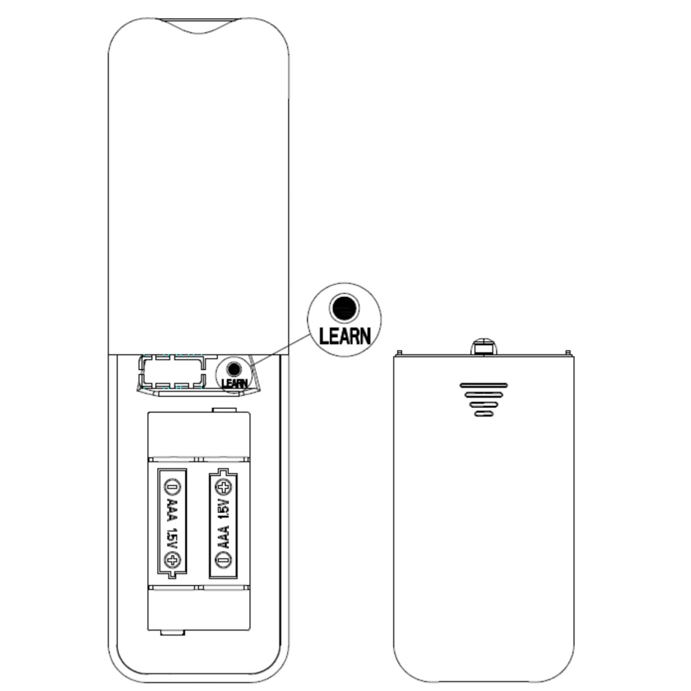 Harbor Breeze 2AQZU18026 6 Speed Ceiling Fan Remote Control - 2AQZU-18026