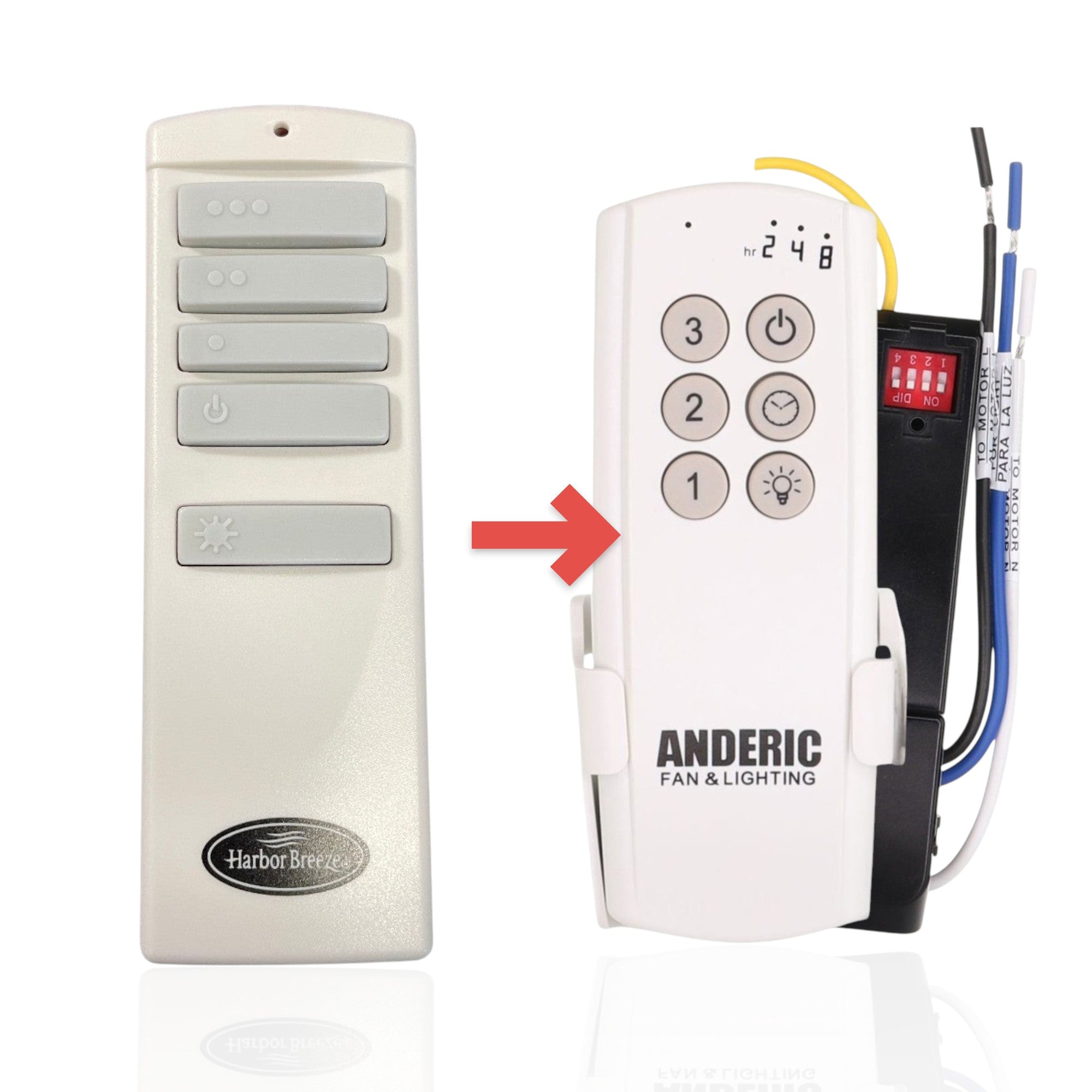 Télécommande pour ventilateur de plafond Harbor Breeze A25TX013