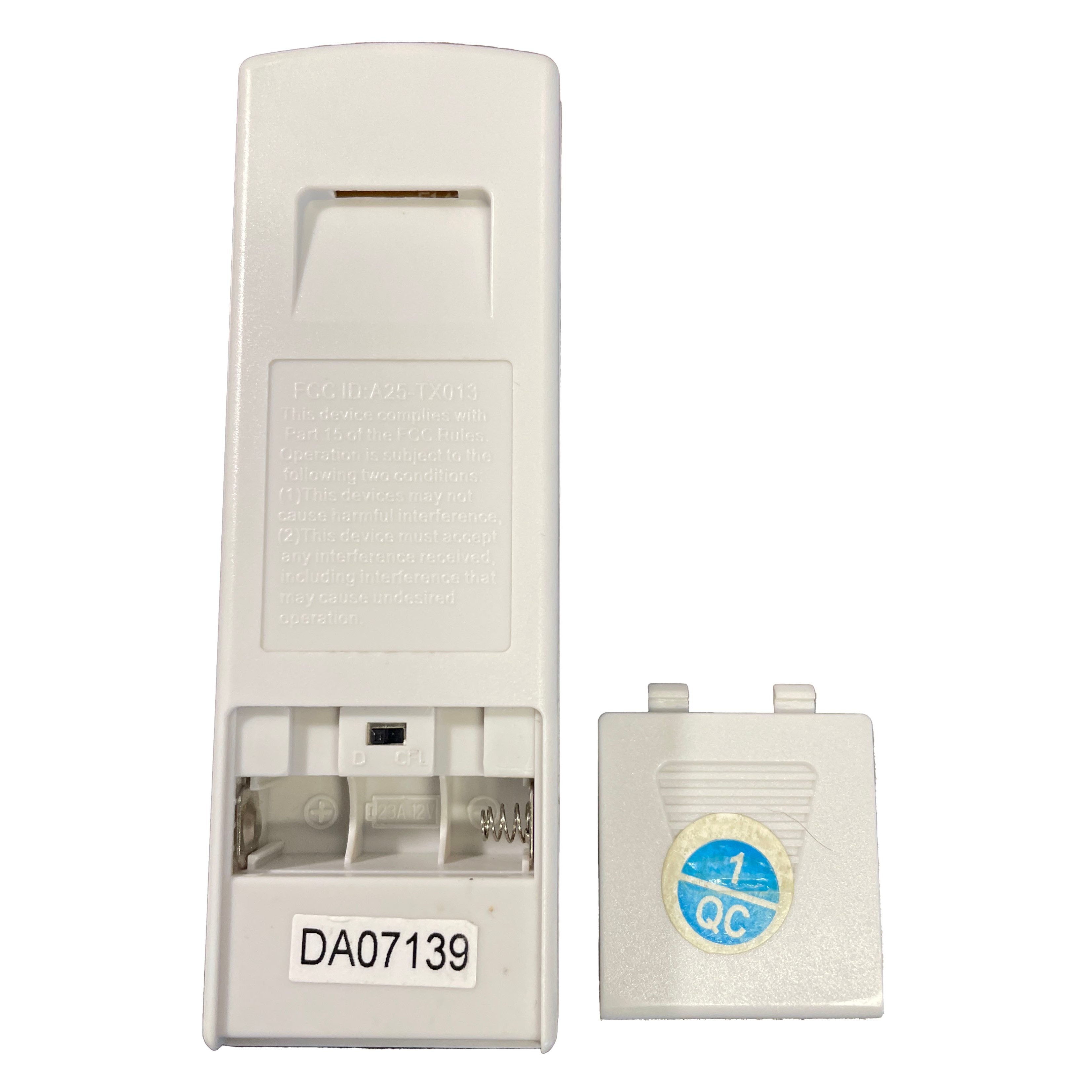 Télécommande pour ventilateur de plafond Harbor Breeze A25TX013