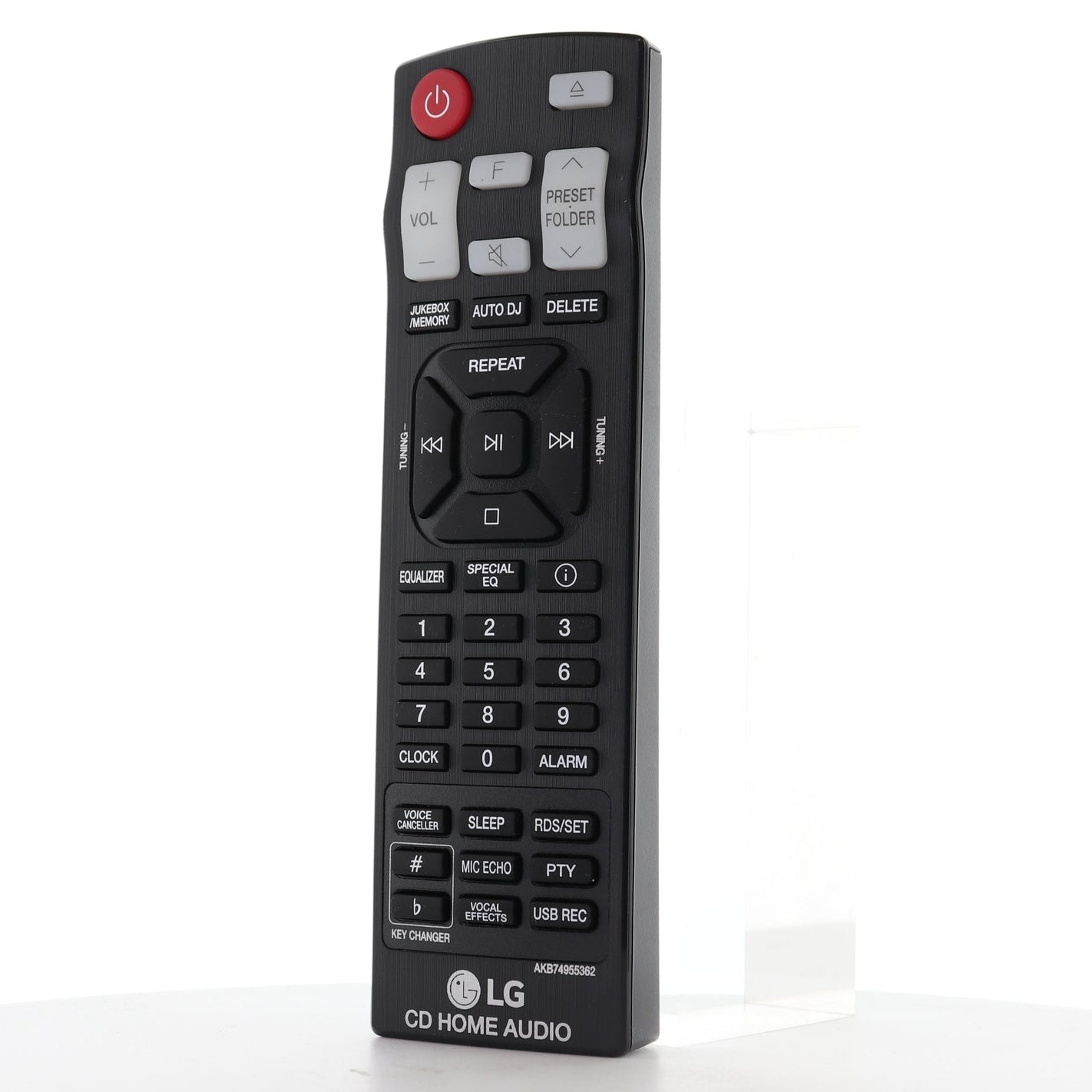 Control remoto de audio para el hogar con CD LG AKB74955362