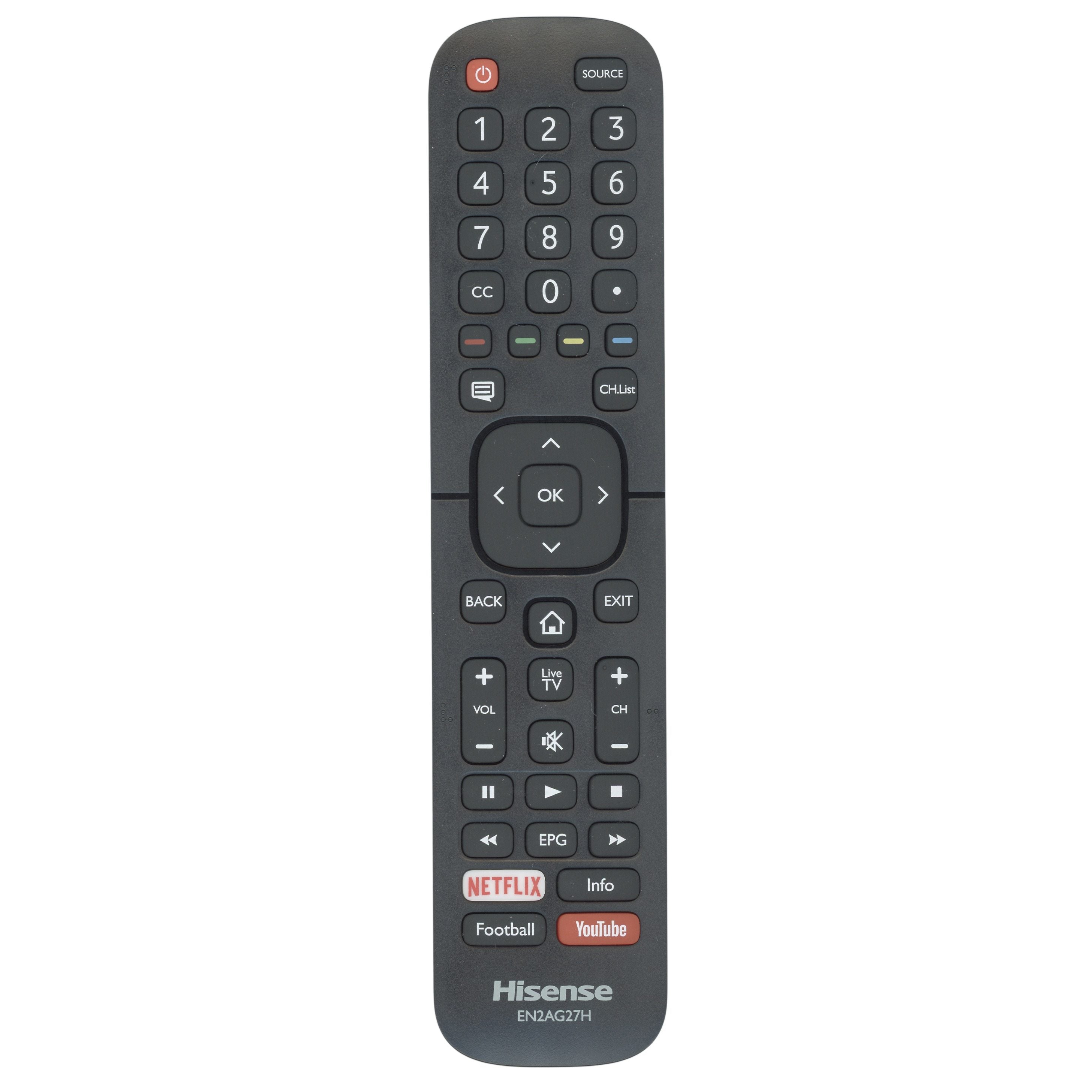 Control remoto para televisor Hisense EN2AG27H / EN2BD27H