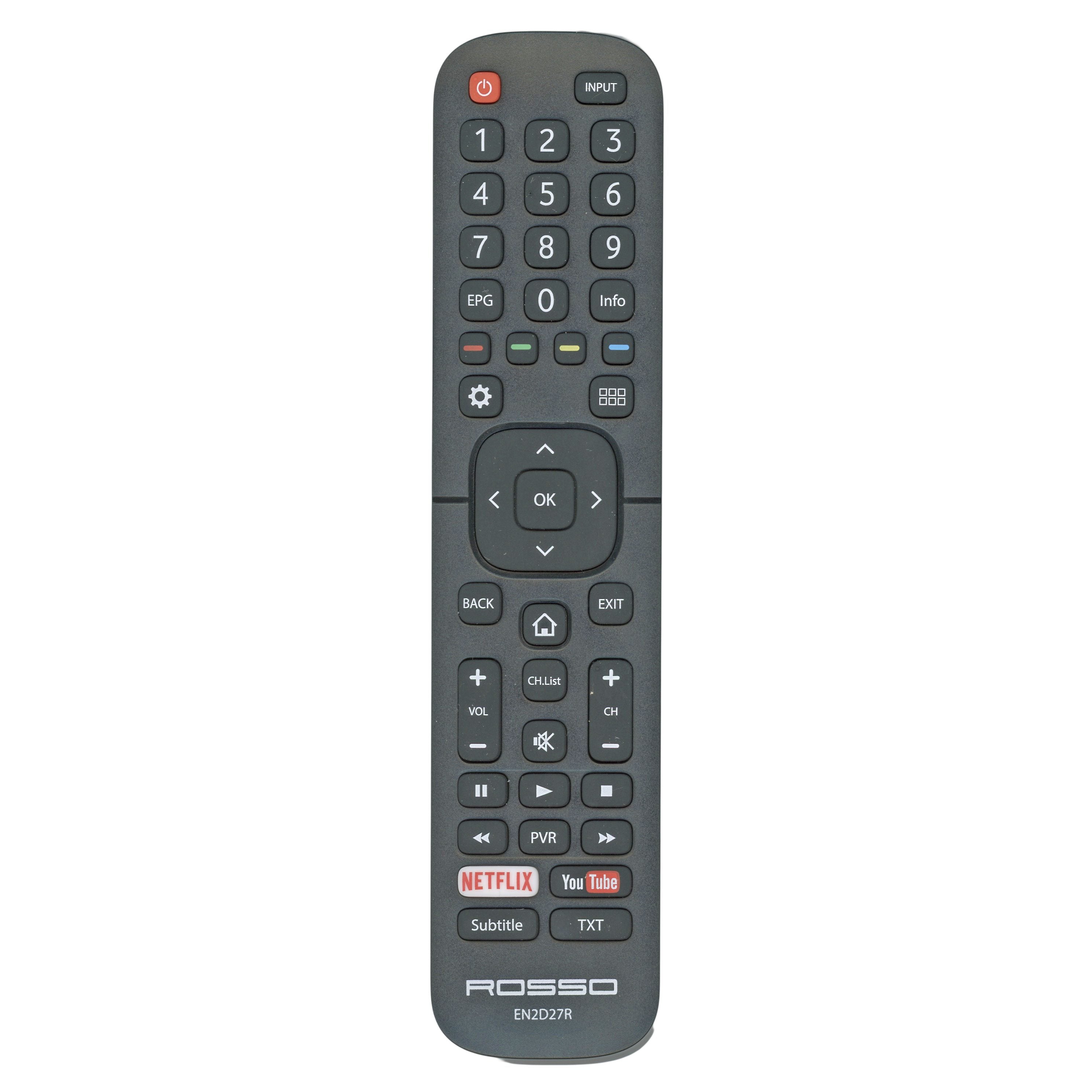 Control remoto para televisor Hisense EN2D27R Rosso