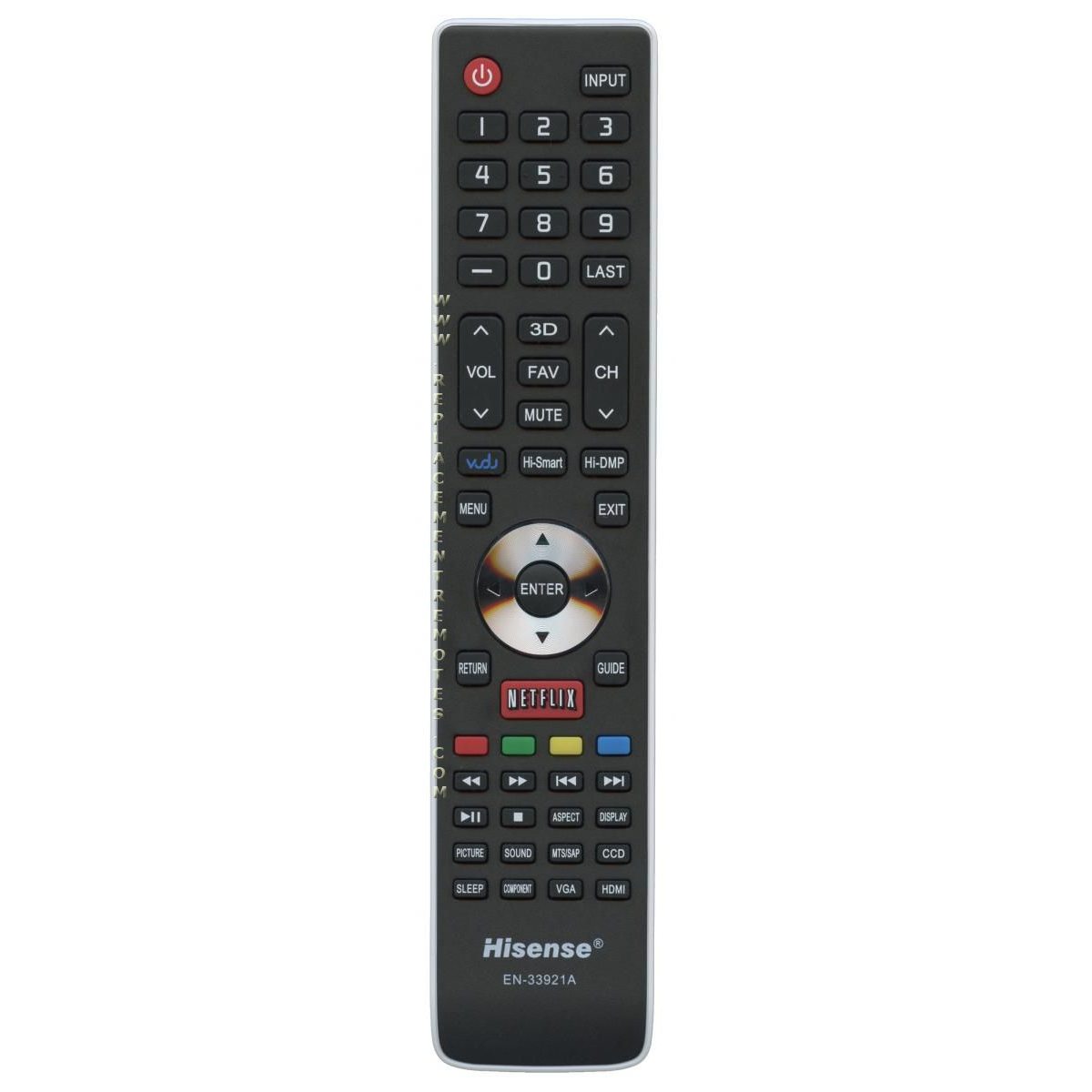 Hisense EN33921A TV Remote Control