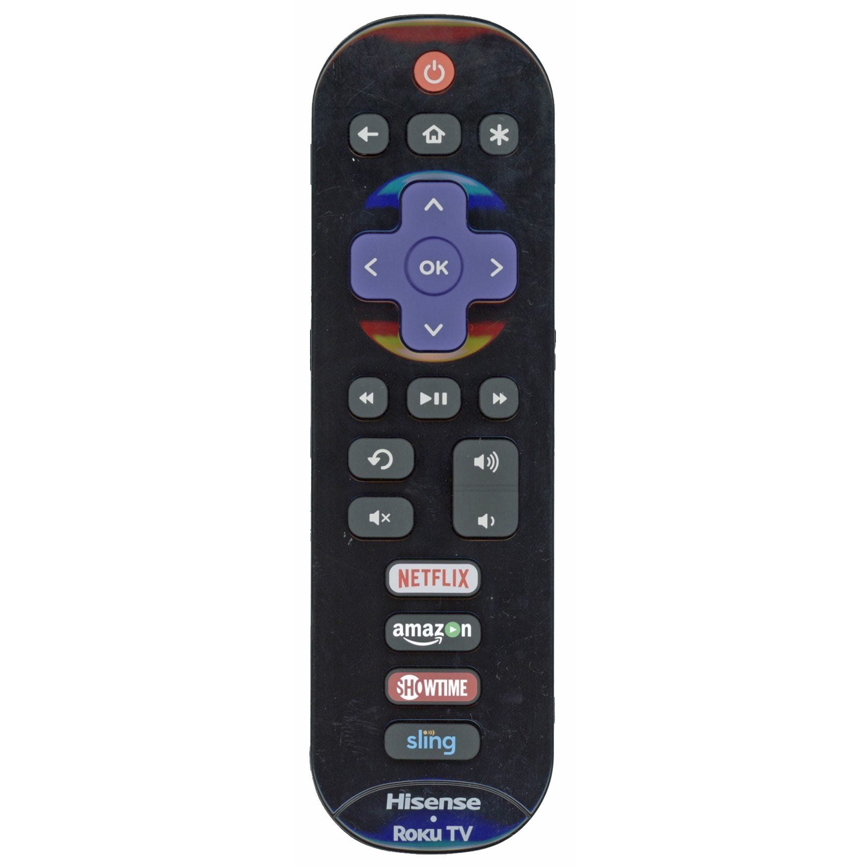 Télécommande Hisense EN3B32HS pour téléviseur Roku - Netflix, Amazon, Showtime, Sling - 194606