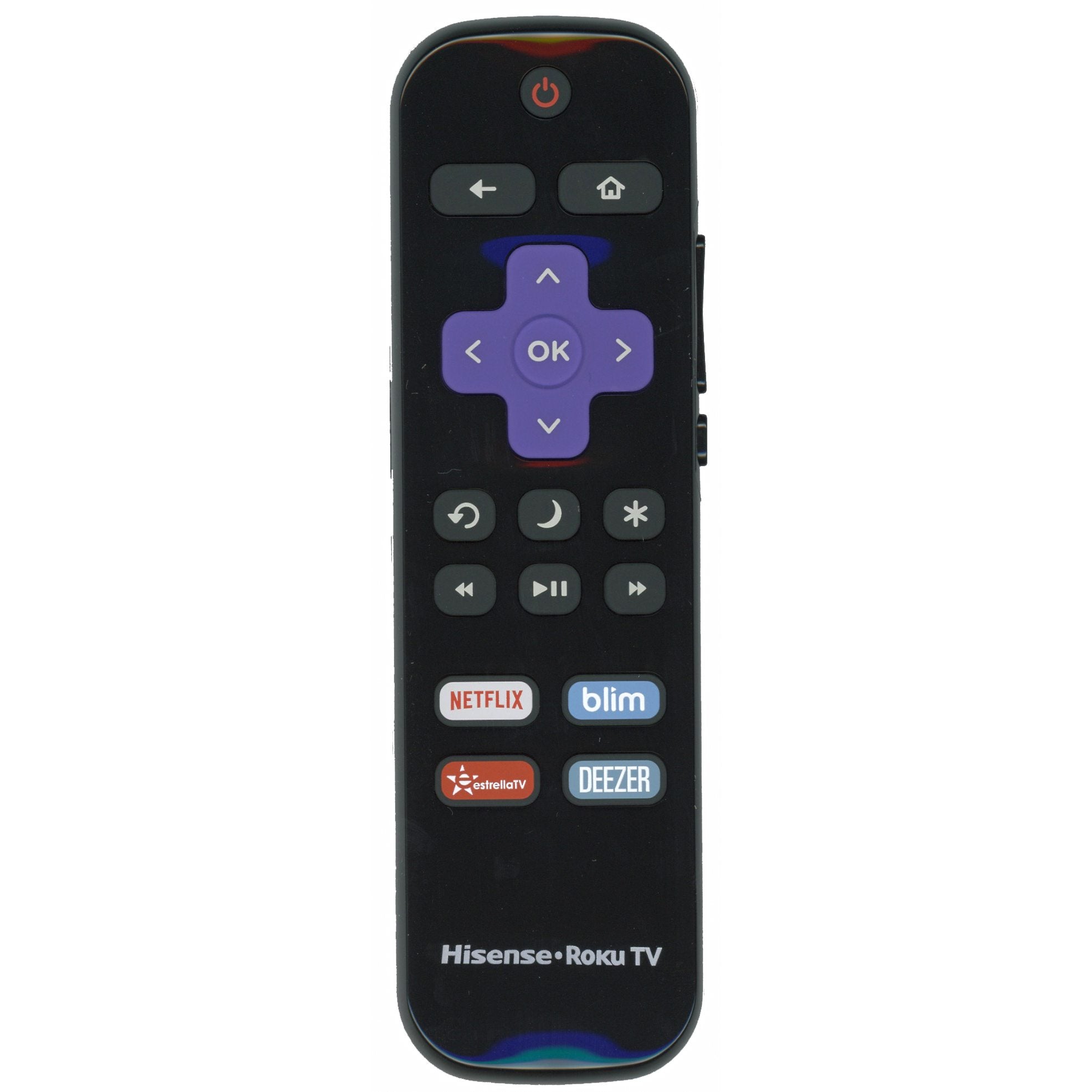 Télécommande Hisense HURCRMX19 Roku pour téléviseurs Netflix, Blim, Estrella TV, Deezer - 221179