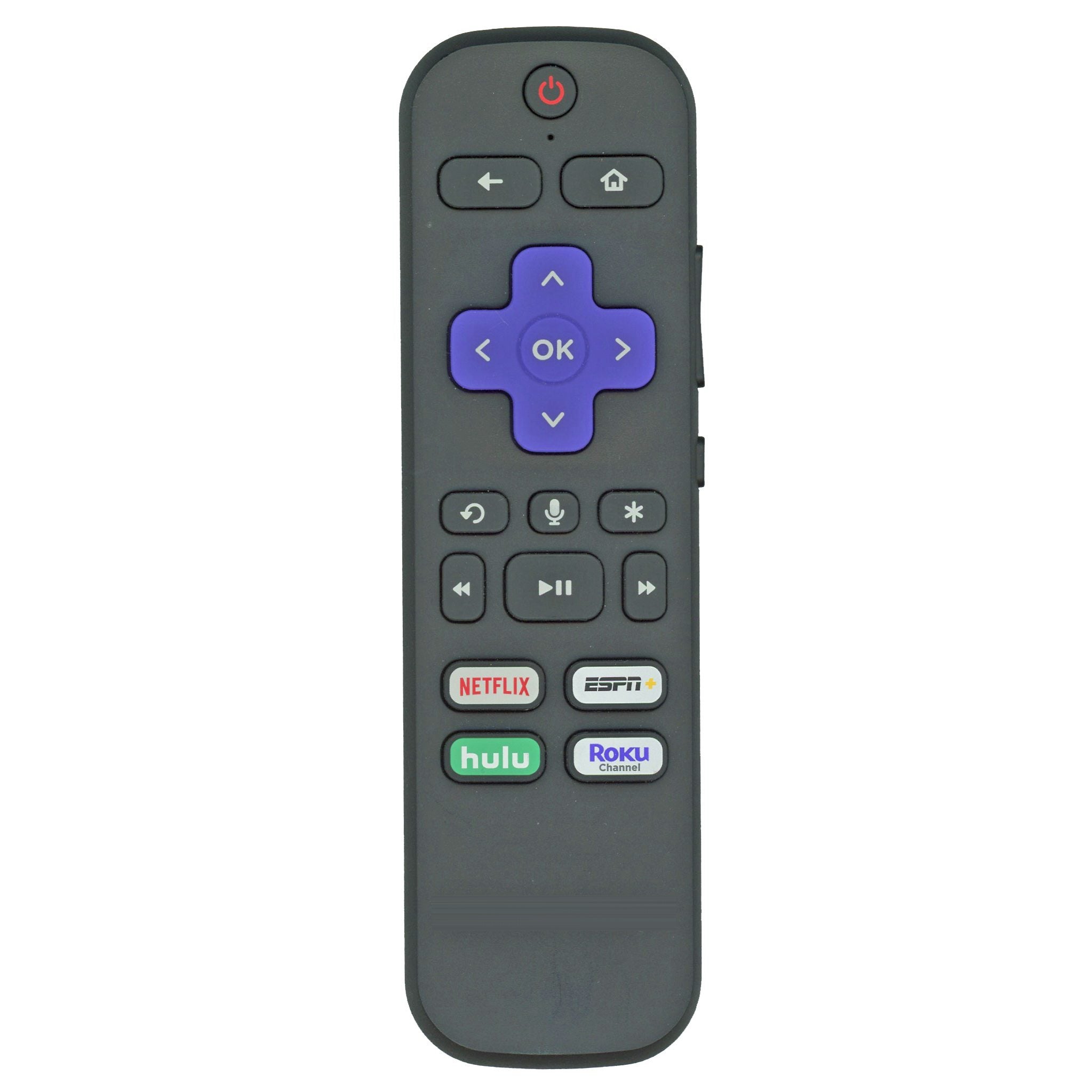 Hisense RC-AL5 / HU-RCRUS-20W 2019 Roku Remote Control | Voice | RF | Netflix | ESPN + | Hulu | Roku Channel - HURCRUS20W