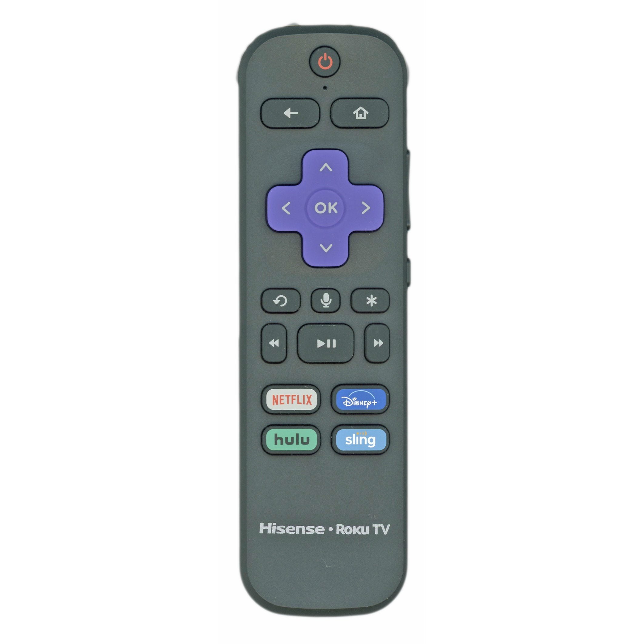 Hisense RC-AL5 / HU-RCRUS-22W 2021 ROKU TV Remote Control | Voice | RF | Netflix | Disney + | Hulu | Sling - HURCRUS22W