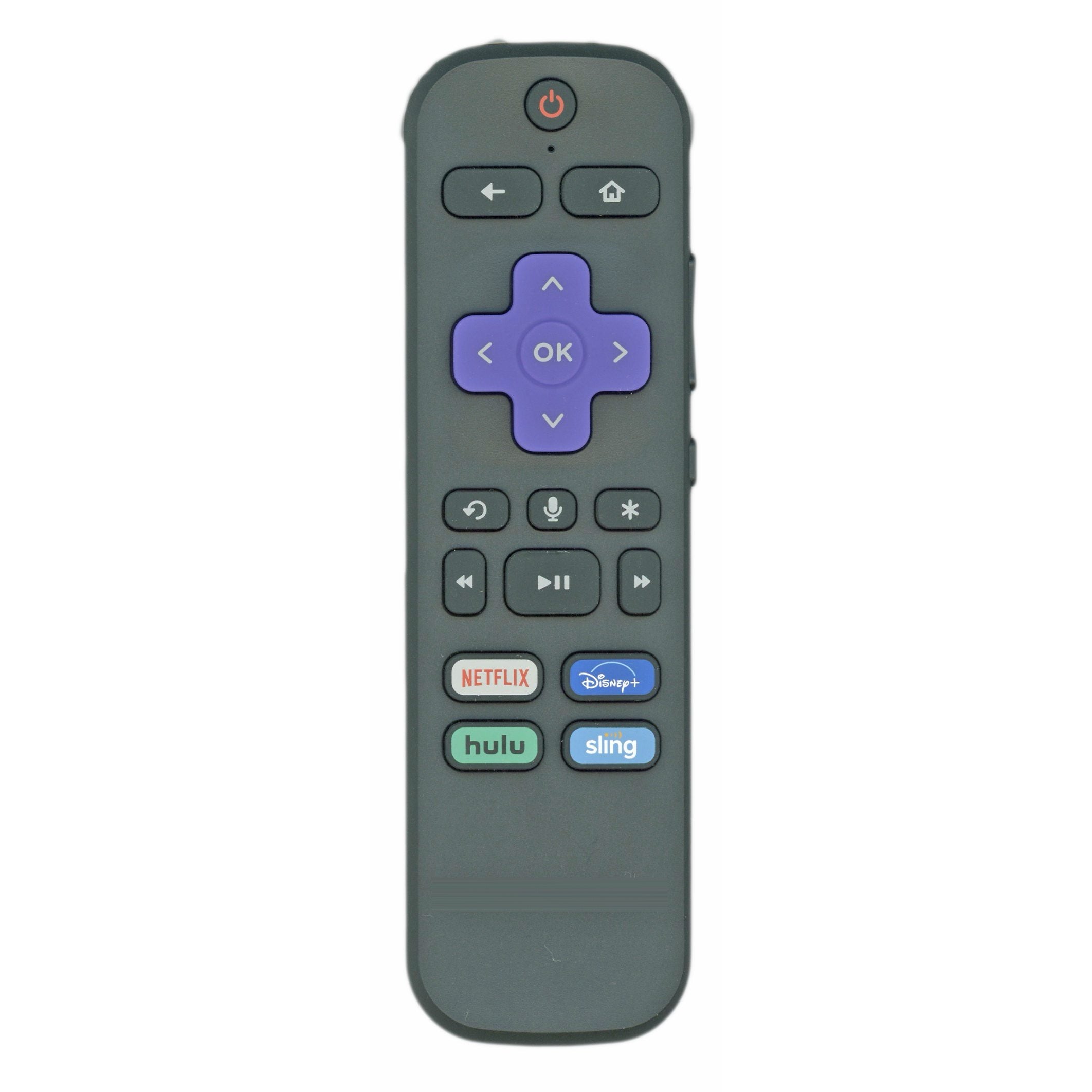 Hisense RC-AL5 / HU-RCRUS-22W 2021 ROKU TV Remote Control | Voice | RF | Netflix | Disney + | Hulu | Sling - HURCRUS22W
