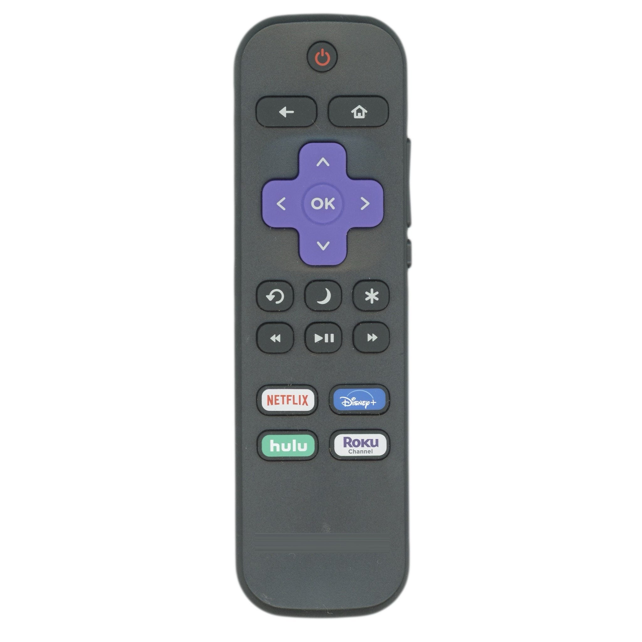 Control remoto para televisor Hisense RCALIR 2020 Roku con Netflix, Disney, Hulu y Roku Channel - HURCRUS21A