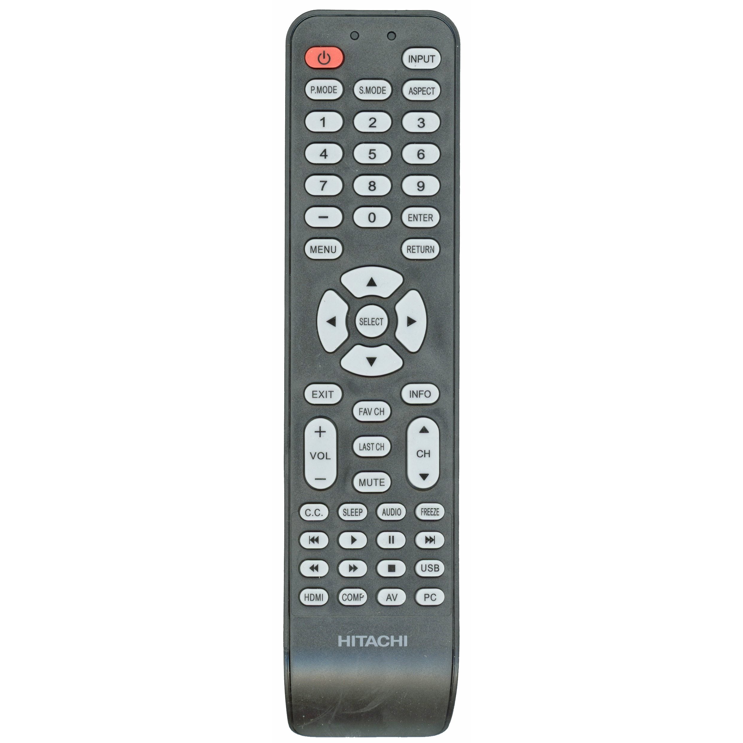 Hitachi 539C-262003-W000 TV Remote Control