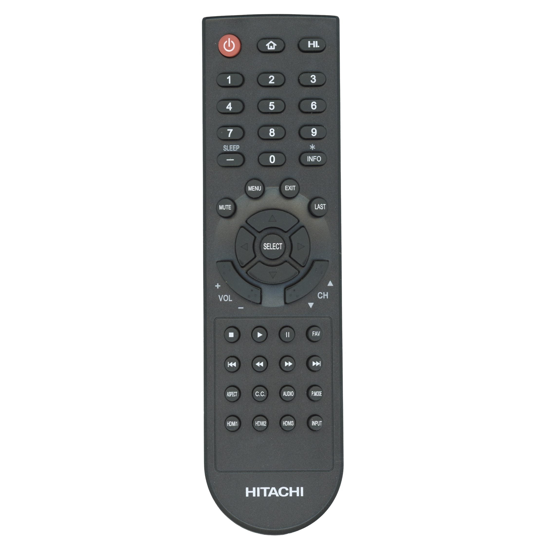 Hitachi 850137184 TV Remote Control
