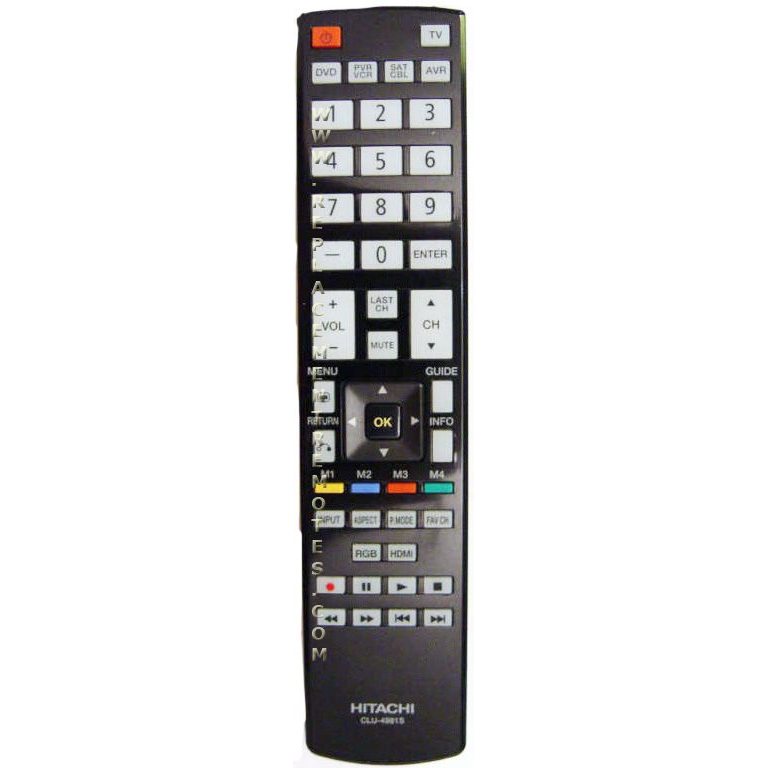Hitachi CLU-4981S TV Remote Control
