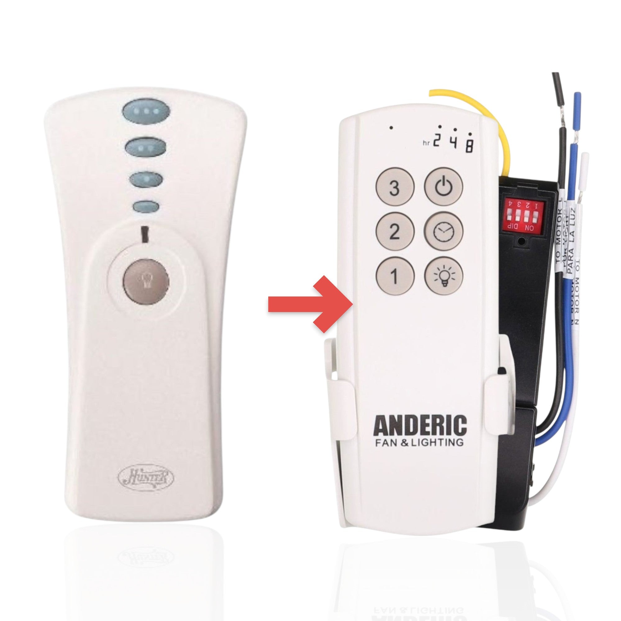 Télécommande pour ventilateur de plafond Hunter 27227