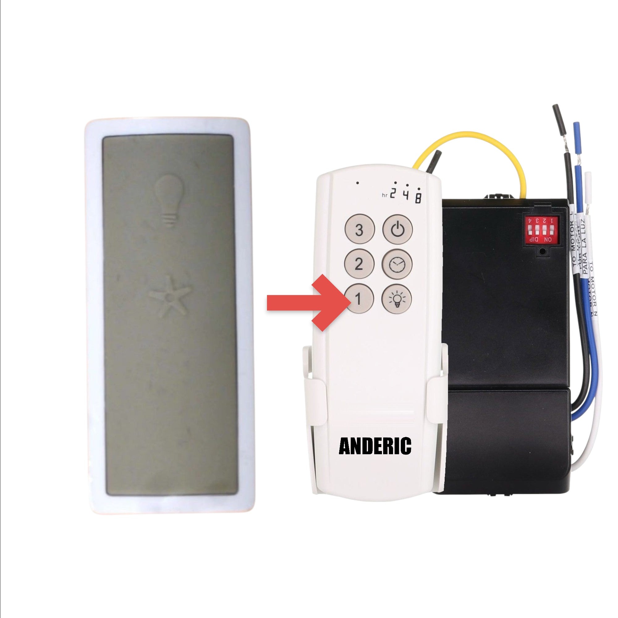 Télécommande pour ventilateur de plafond Hunter 99112 IN2TX37