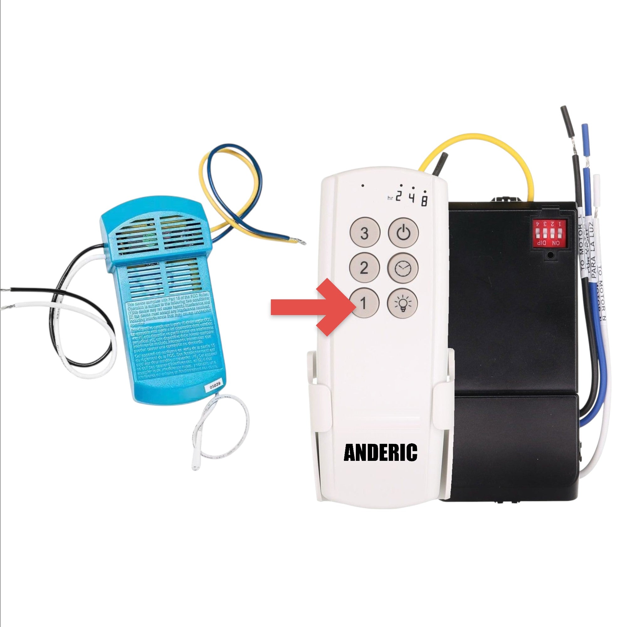 Récepteur de ventilateur de plafond complémentaire Hunter 99106 Simple Connect
