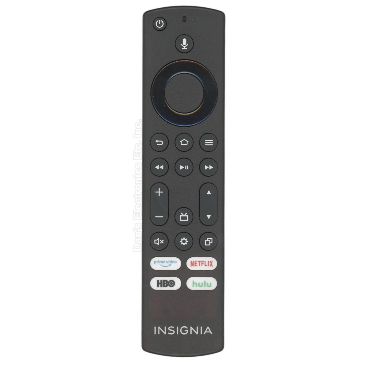 The Insignia NSRCFNA21 Fire TV Remote Control offers quick access to Prime Video, Netflix, HBO, and Hulu with dedicated buttons. Its universal compatibility ensures a streamlined viewing experience across multiple devices.