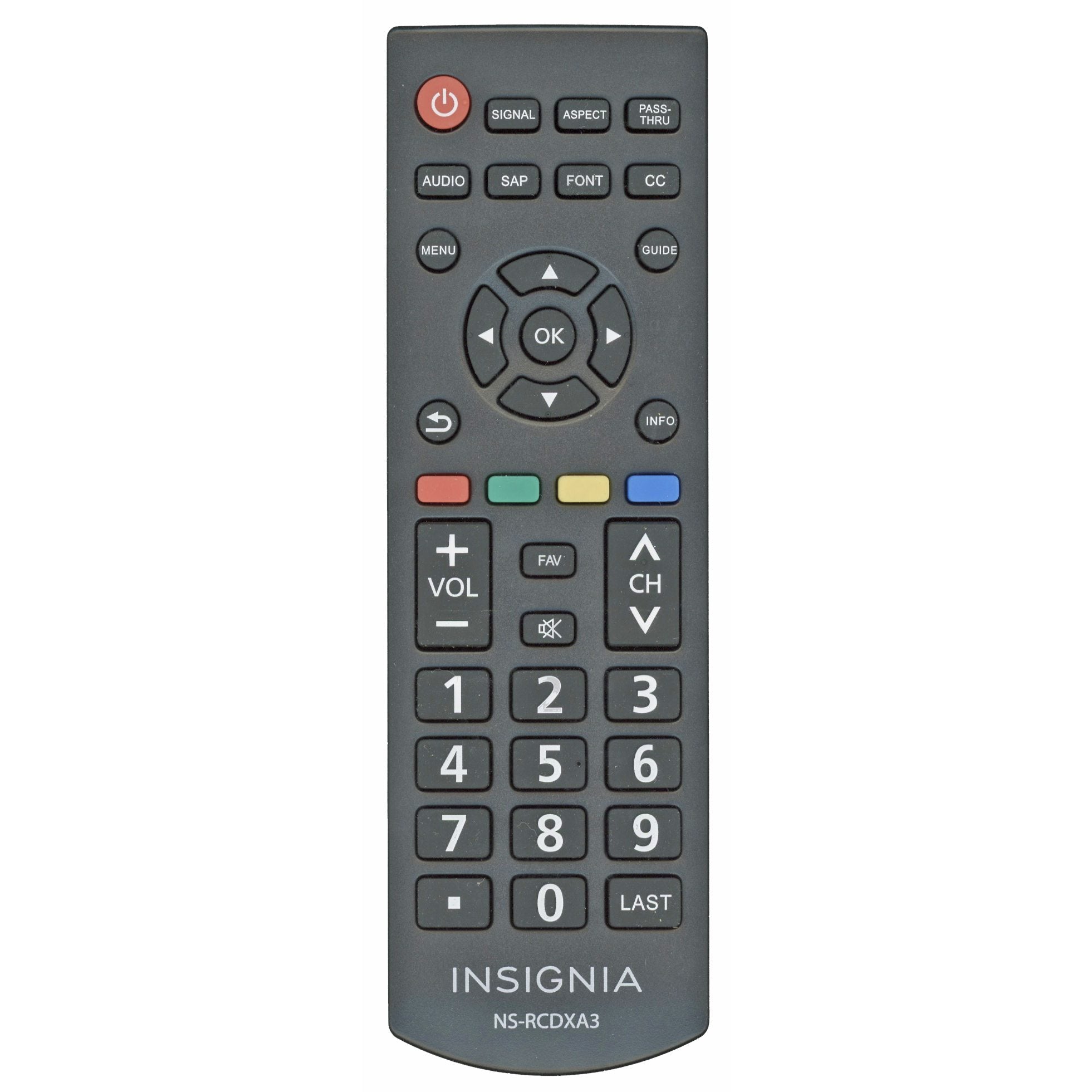 Télécommande pour convertisseur de tuner TV numérique Insignia NSRCDXA3