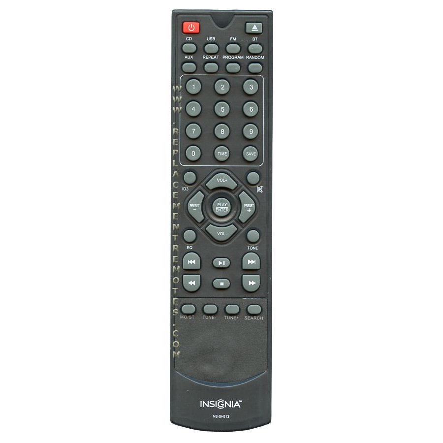 Insignia NSSH513 Audio Remote Control