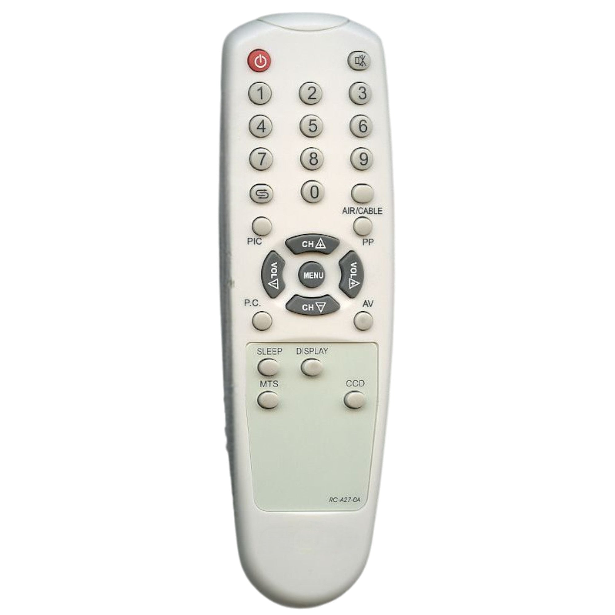 Insignia RCA270A TV Remote Control RC-A27-0A 6010A02701