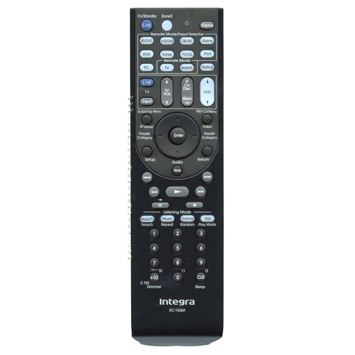 Control remoto para receptor A/V Integra RC766M / 24140766