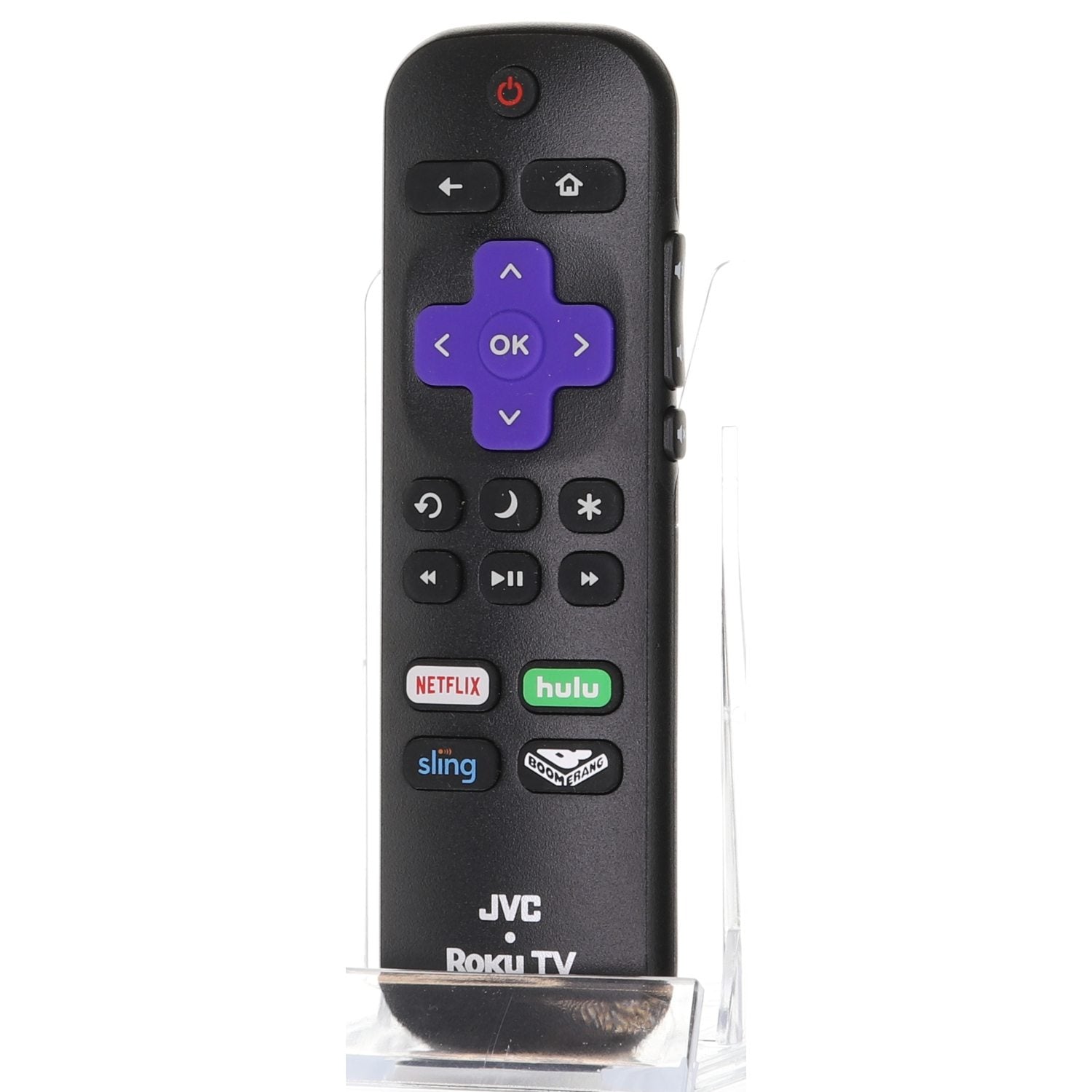Control remoto para televisor Roku JVC 101018E0037 - NETFLIX, Hulu, Sling, Boomerang - 101018E0037