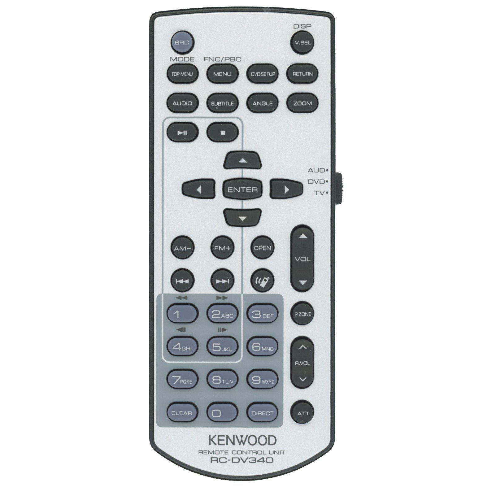 Kenwood RCDV340 Audio Remote Control