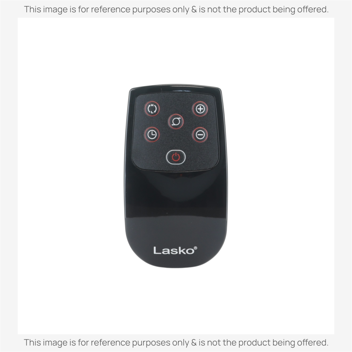 Anderic replacement remote control for Lasko ceramic space heaters with black finish and intuitive button layout