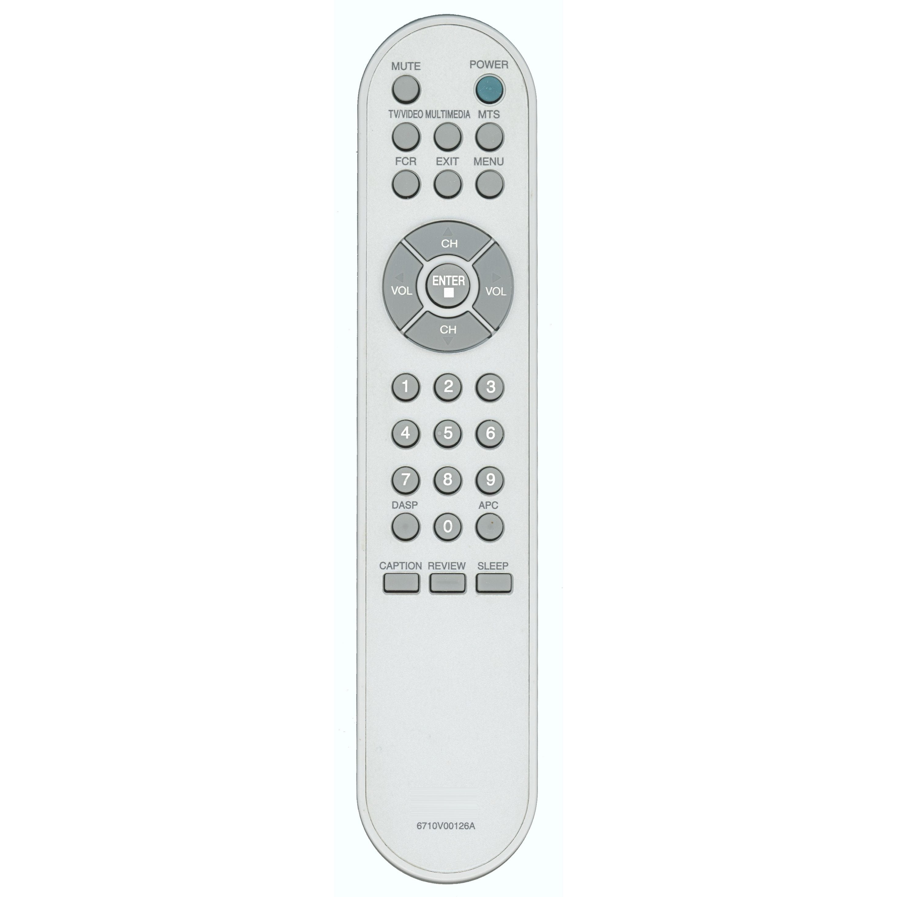 Control remoto para televisor LG 6710V00126A