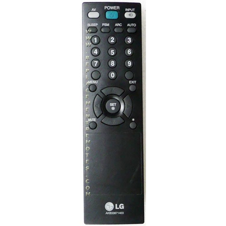 Control remoto para televisor LG AKB33871403