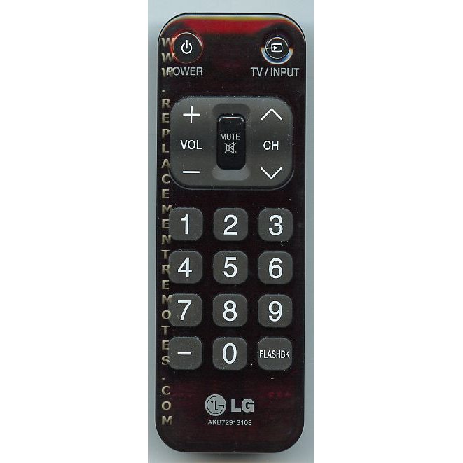 Control remoto para televisor LG AKB72913103