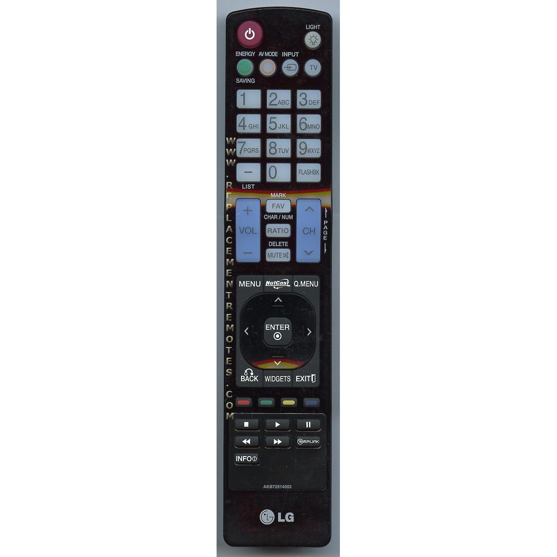 LG AKB72914003 TV Remote Control