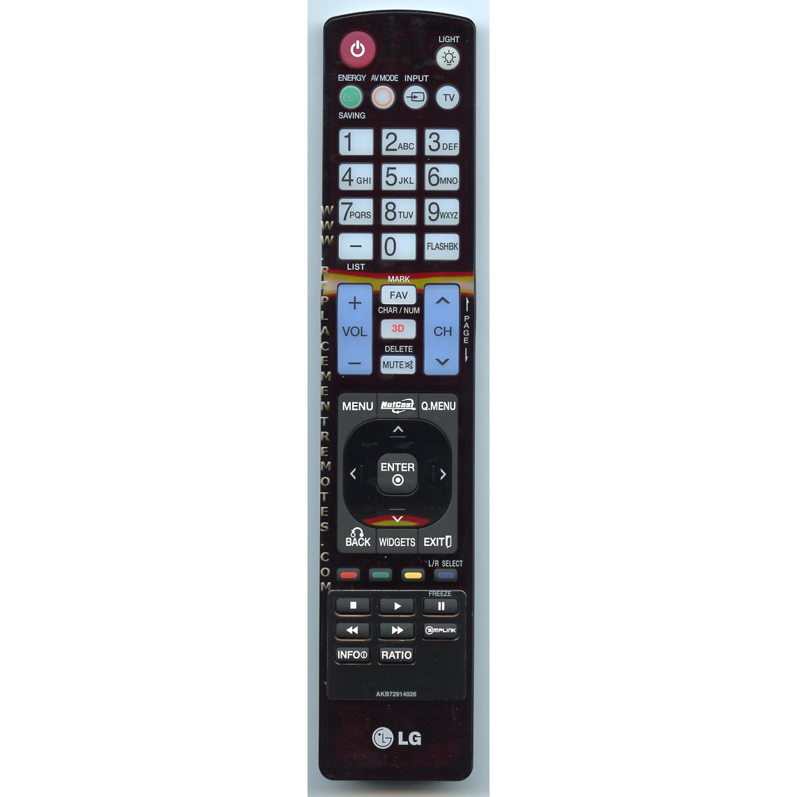 LG AKB72914026 TV Remote Control