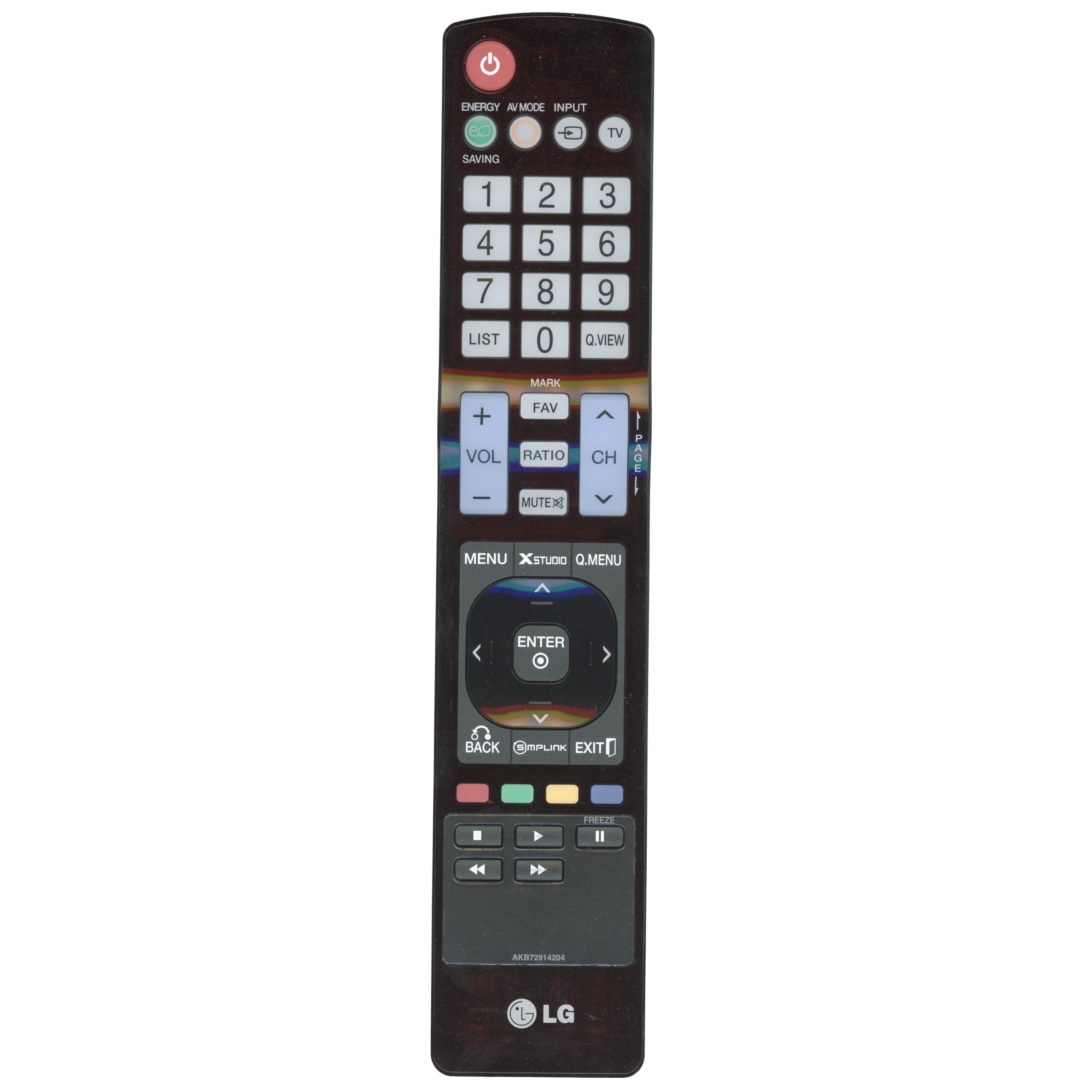 Control remoto para televisor LG AKB72914204