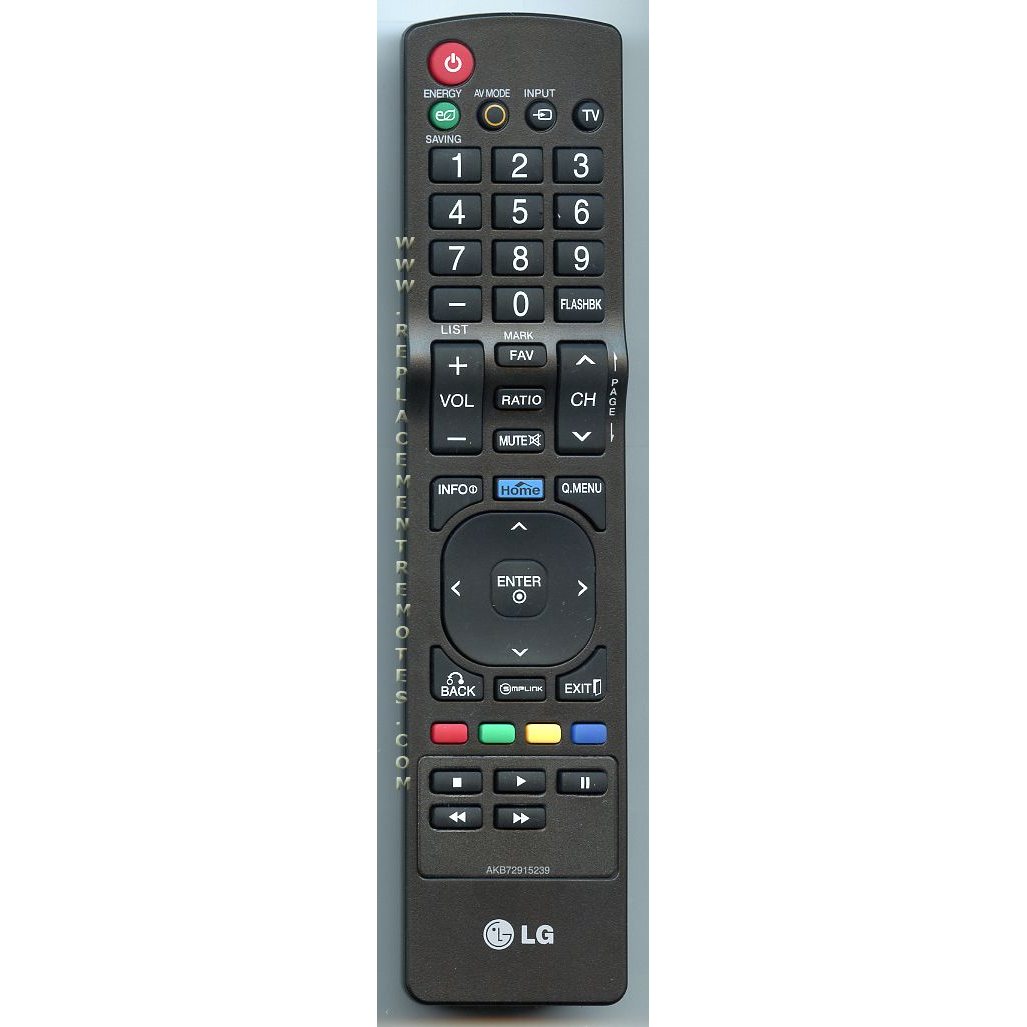 LG AKB72915239 TV Remote Control