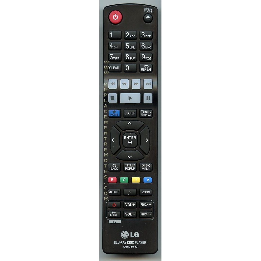 LG AKB73375501 TV Remote Control