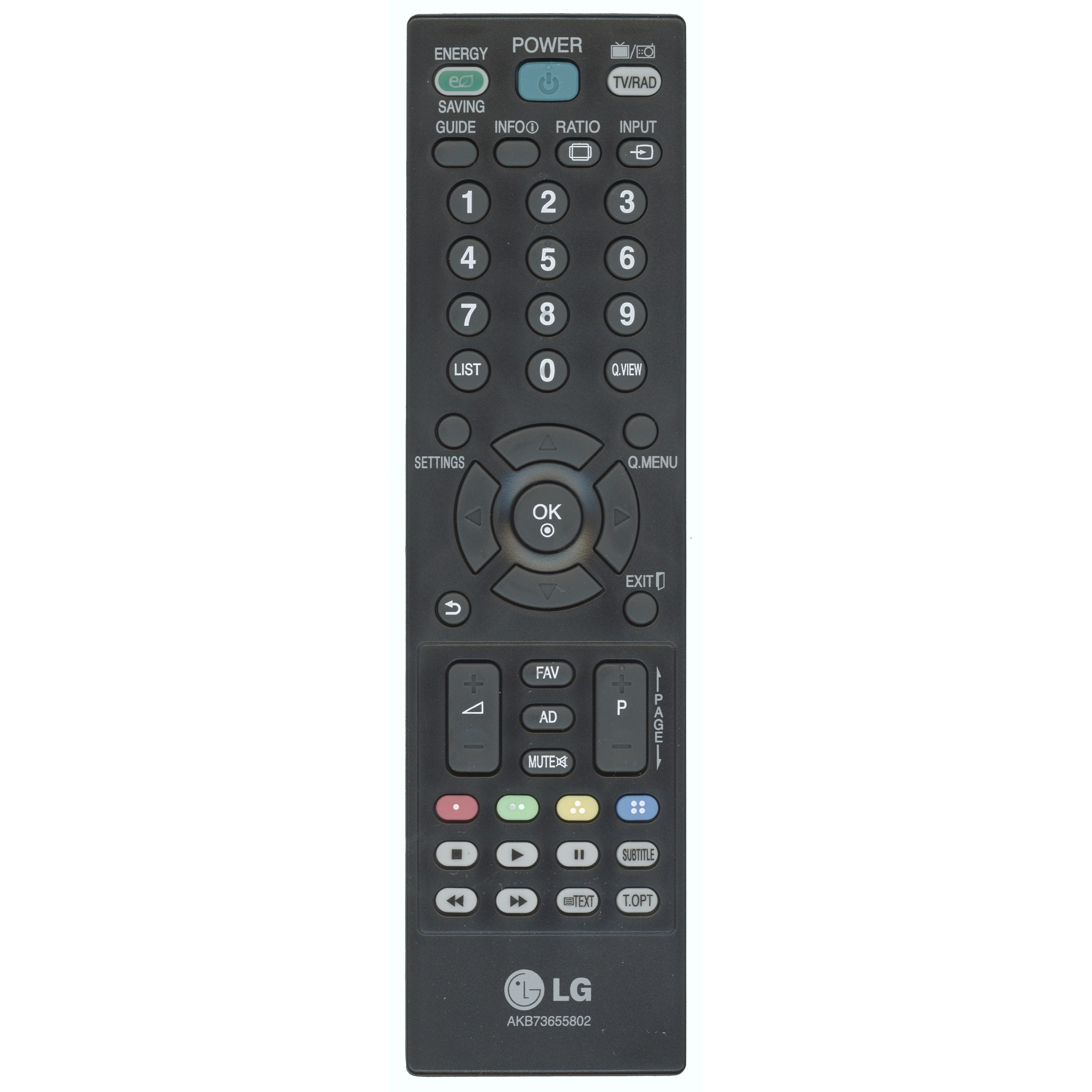 Control remoto para televisor LG AKB73655802