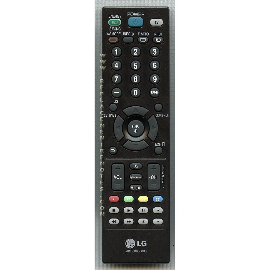 LG AKB73655806 TV Remote Control