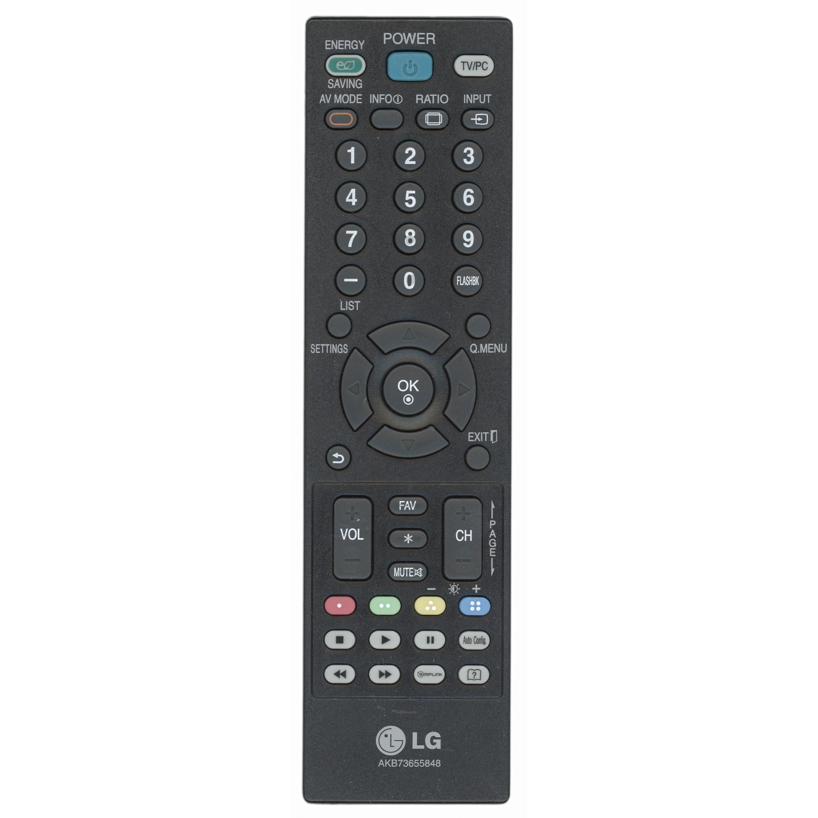 Control remoto para televisor LG AKB73655848